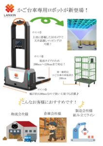 藍芯カゴ台車専用AGVのサムネイル